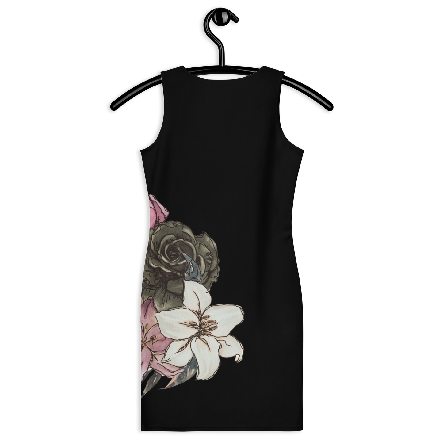 Vintage Skull & Roses Dress (Image wrap version)