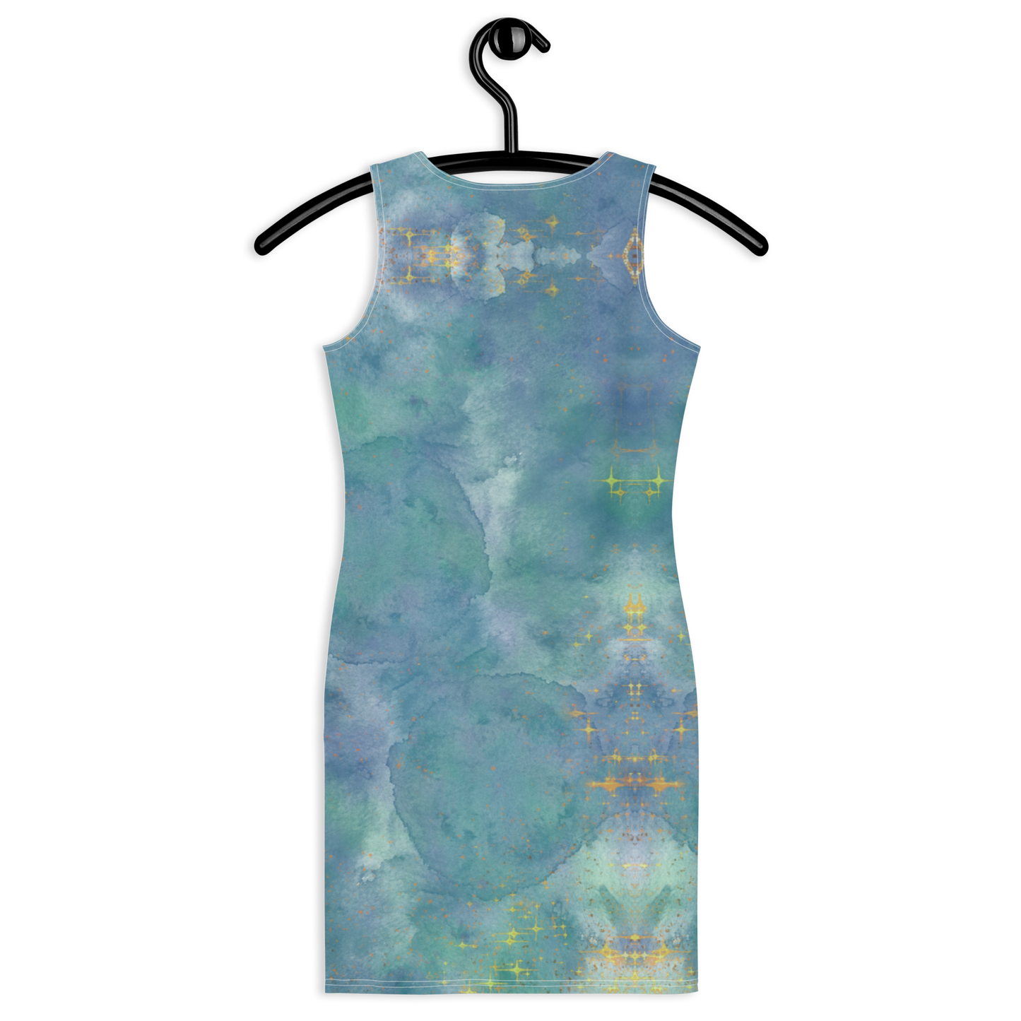 Painted Dragon Fitted Dress