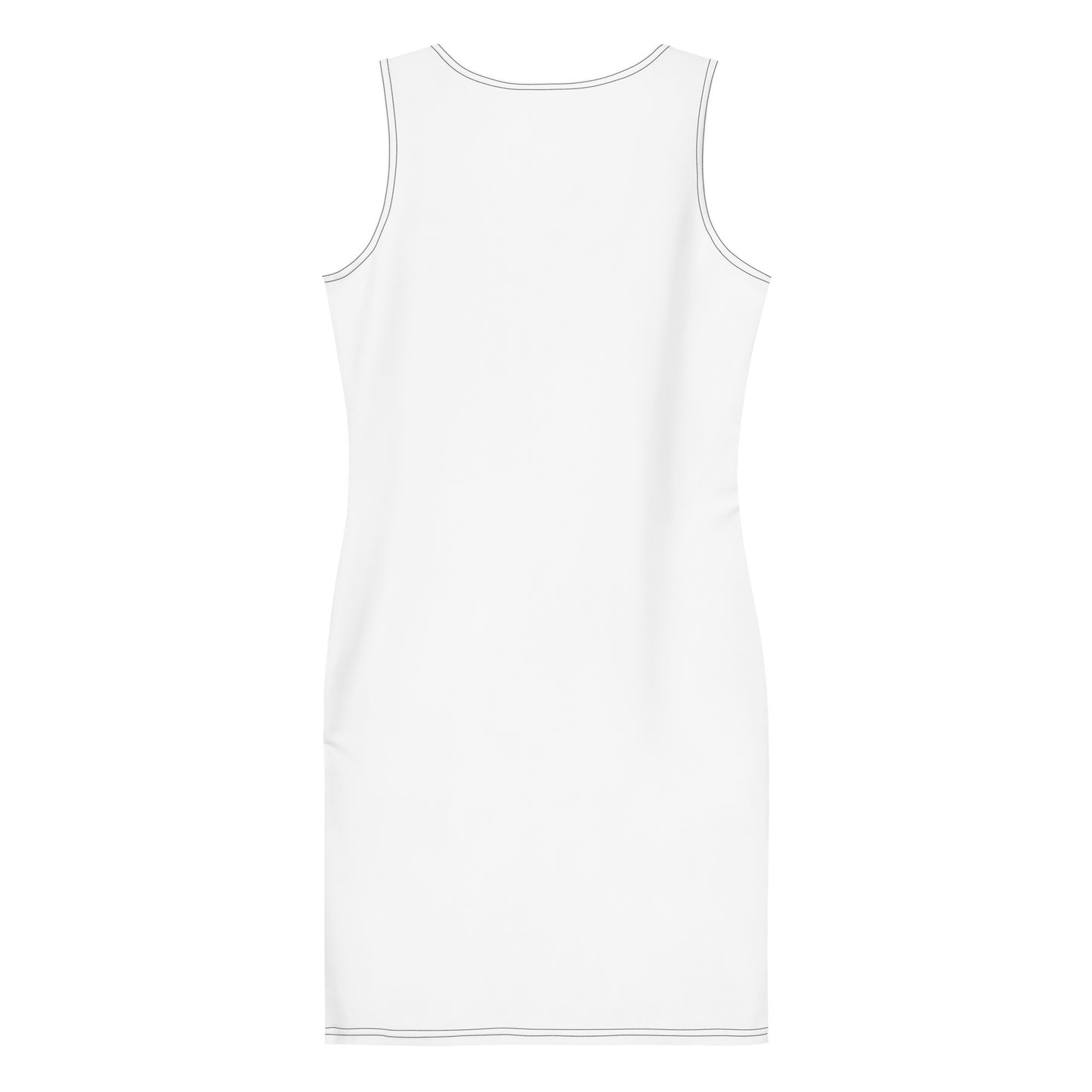 Floral Unruly Vintage Skull Dress in White