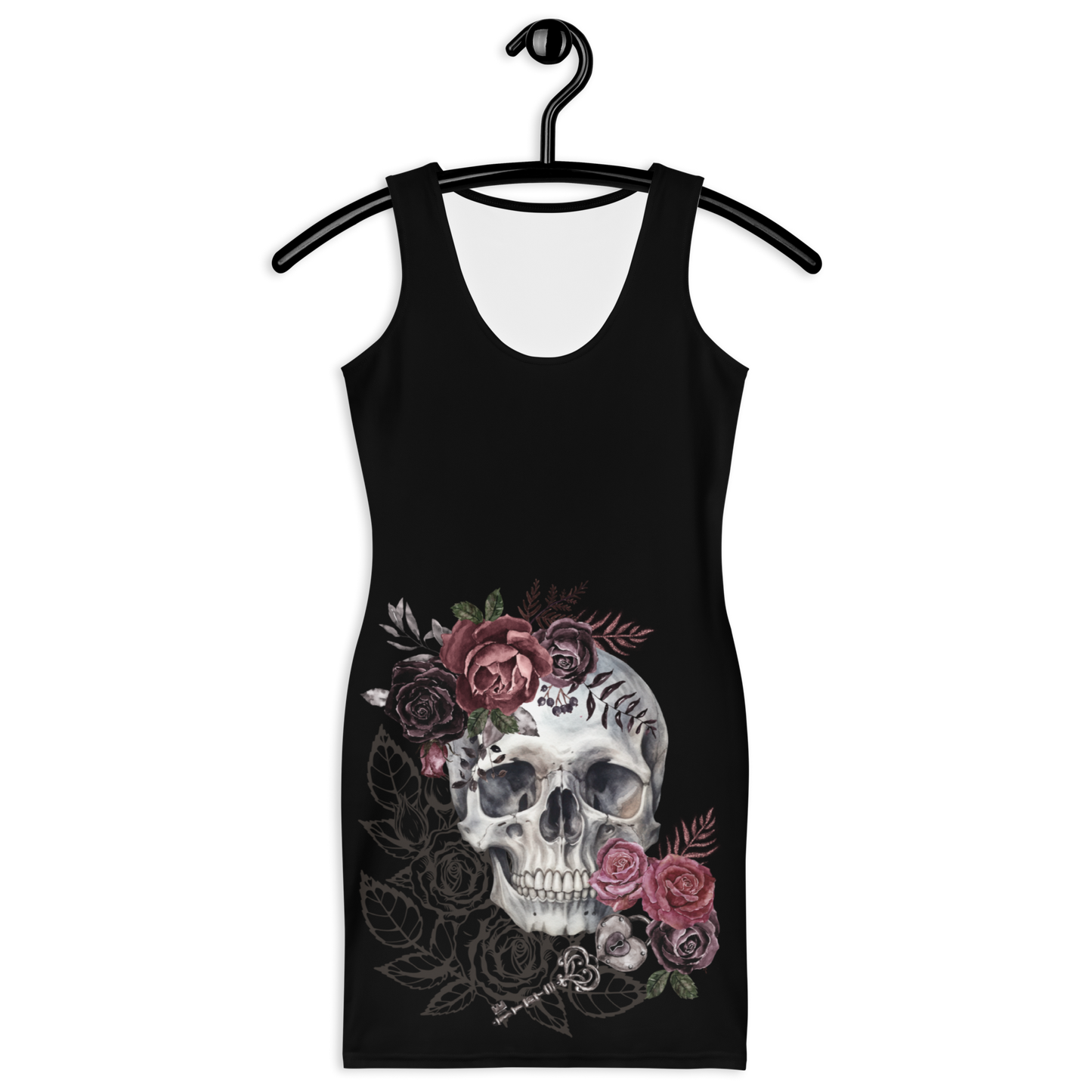Vintage Key Skull Dress