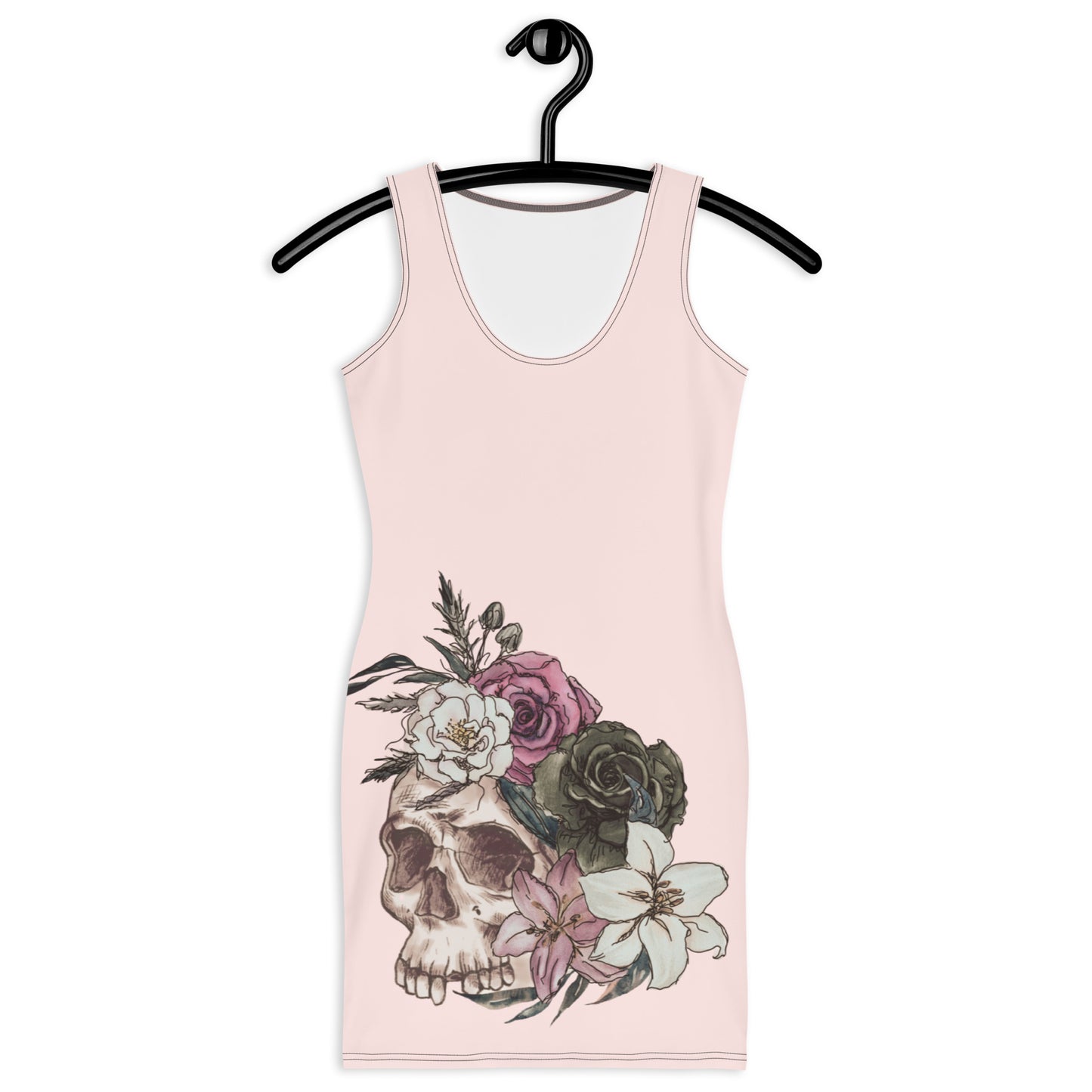 Vintage Skull Dress in Pink