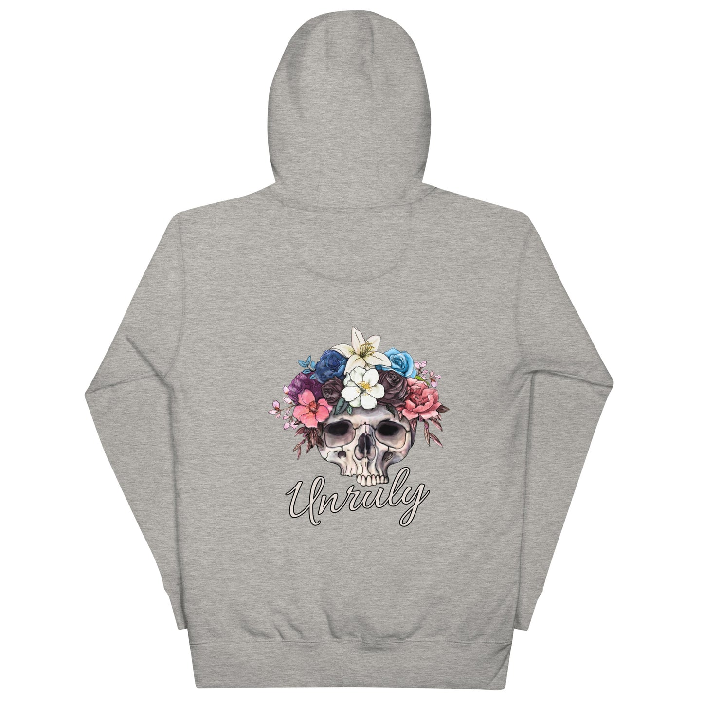 Vintage Skull and Roses Unruly Hoodie