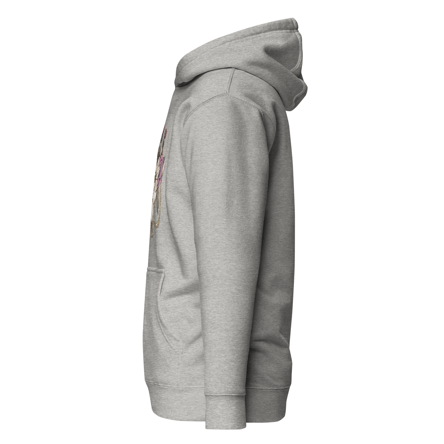 Vintage Bull Skull & Roses Hoodie