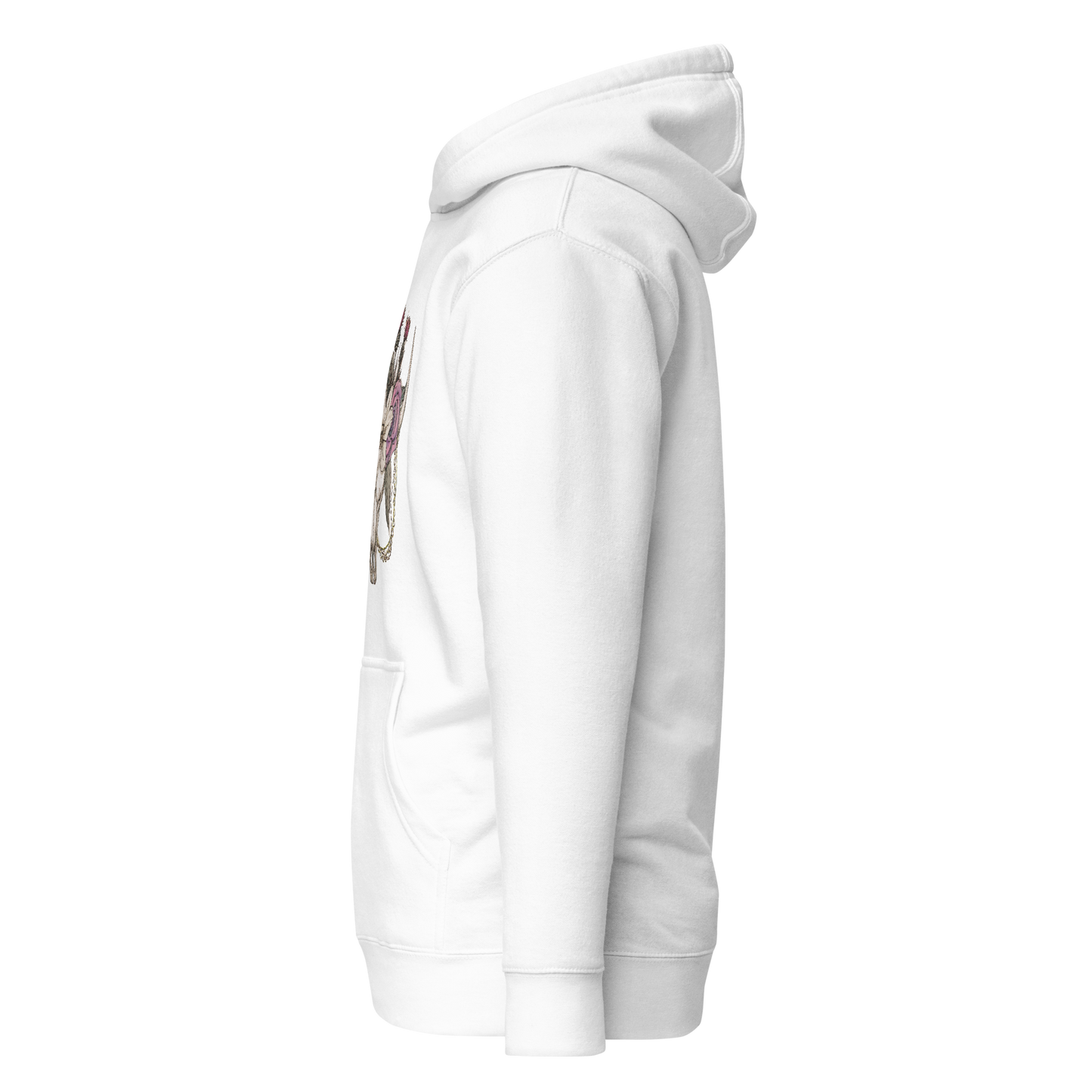Vintage Bull Skull & Roses Hoodie