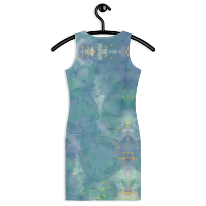 Painted Dragon Fitted Dress