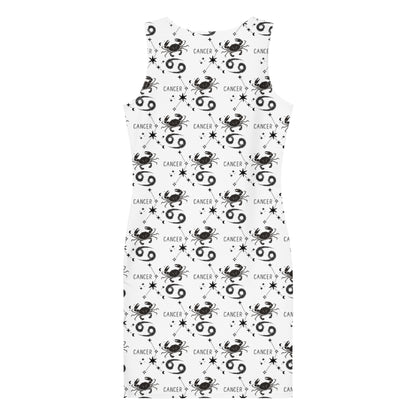 Cancer Zodiac Fitted Dress