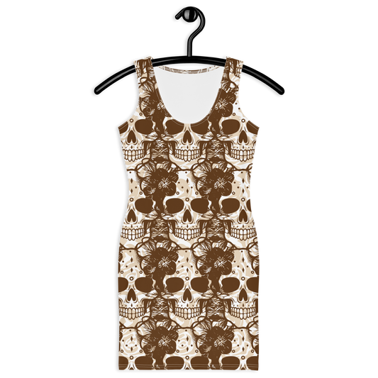Abstract Skull Dress
