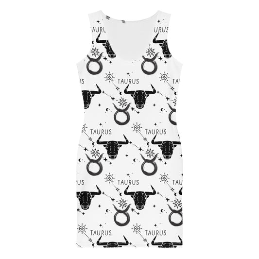 Taurus Zodiac Fitted Dress