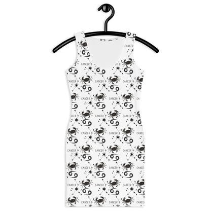 Cancer Zodiac Fitted Dress