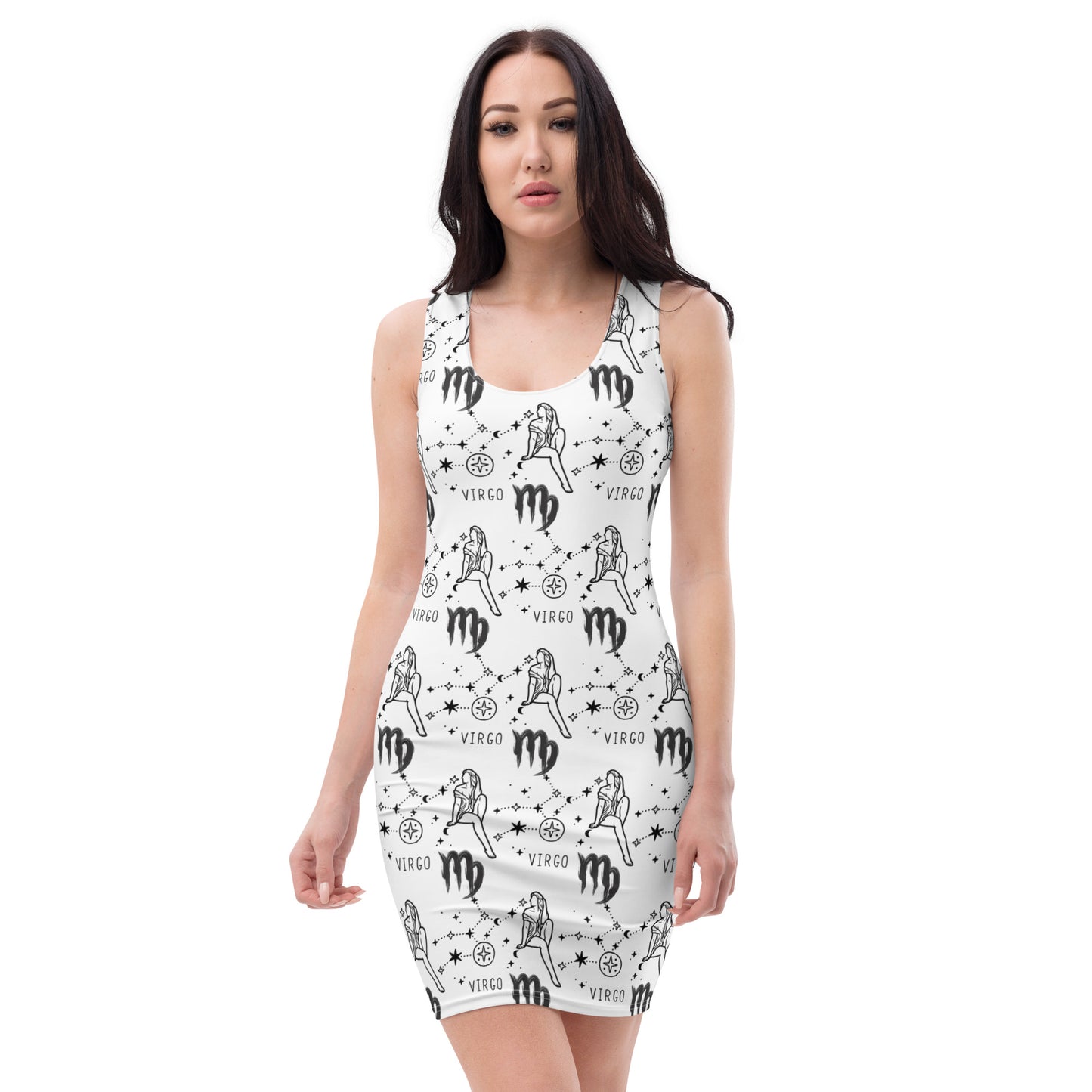 Virgo Zodiac Fitted Dress