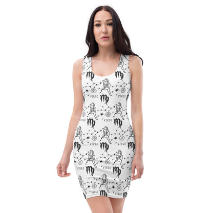 Virgo Zodiac Fitted Dress