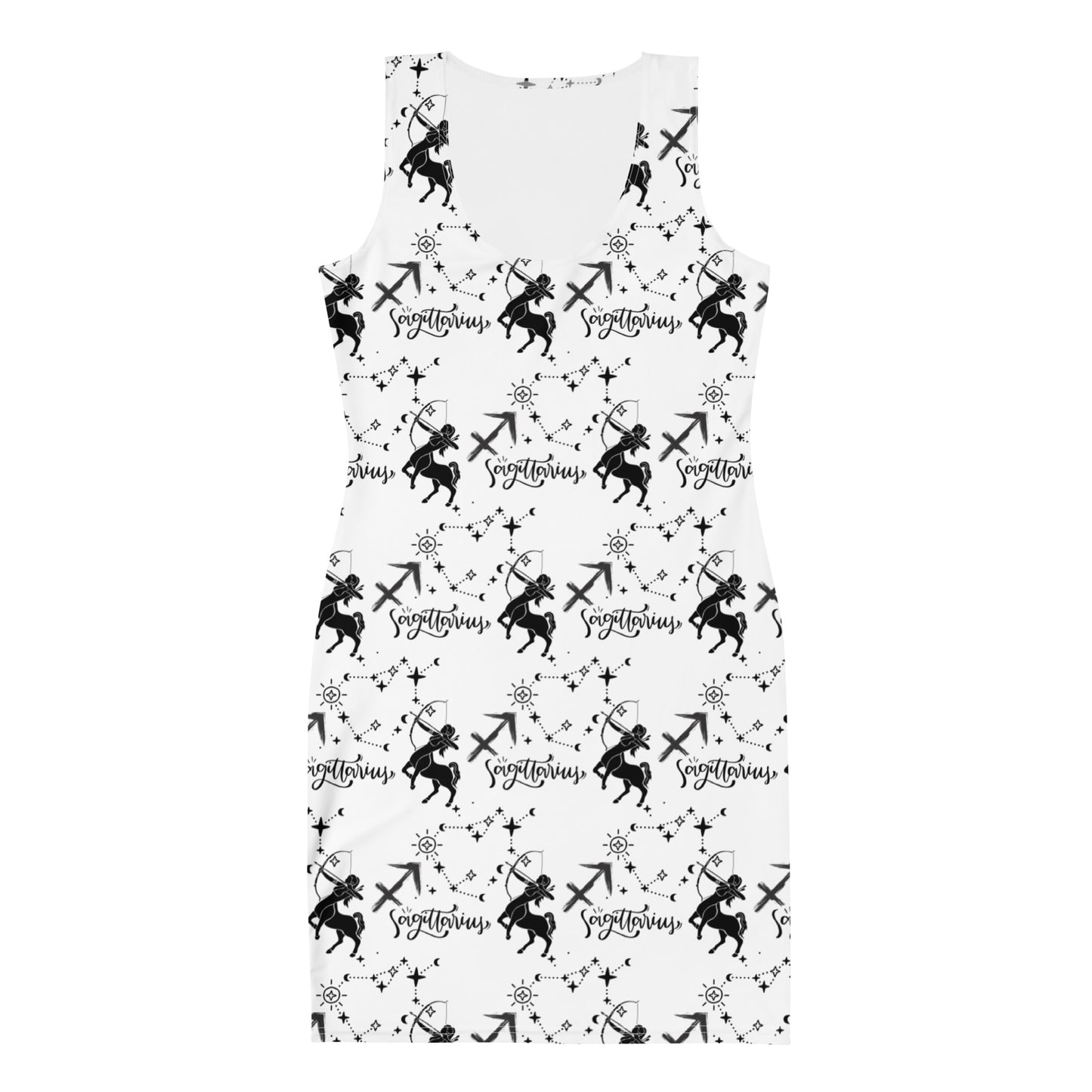 Sagittarius Zodiac Fitted Dress