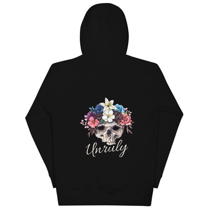 Vintage Skull and Roses Unruly Hoodie